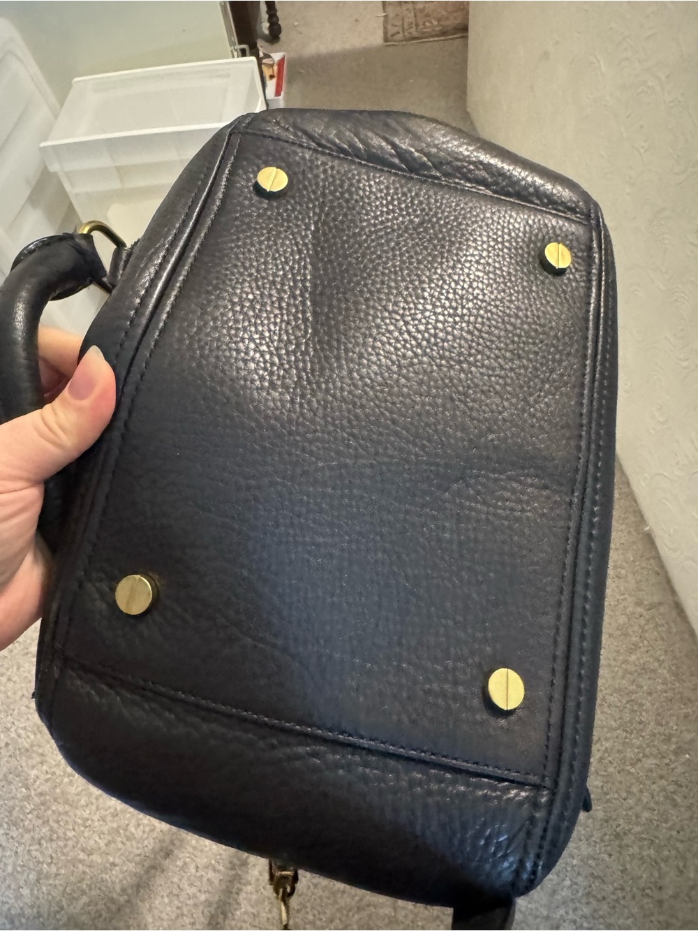 J.Crew black leather purse - Picture 6 of 7